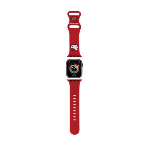 Hello Kitty Silicone Kitty Head - remen za Apple Watch 38/40/41 mm (crveni)