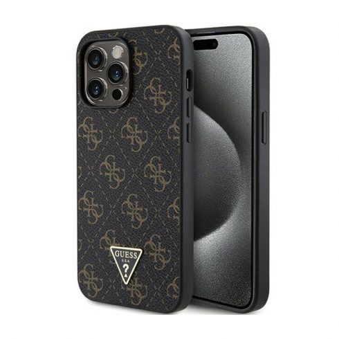 Guess 4G Triangle Metal Logo - Futrola za iPhone 14 Pro Max (crna)