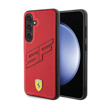   Ferrari Big SF perforirana - maska ​​za Samsung Galaxy S24+ (crvena)