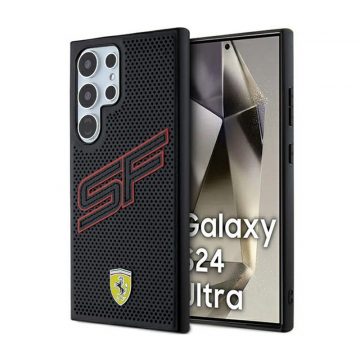   Ferrari Big SF Perforated - Futrola za Samsung Galaxy S24 Ultra (crna)