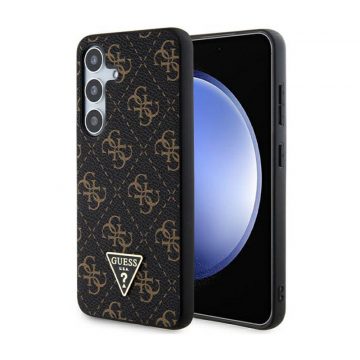   Guess 4G Triangle Metal Logo - Futrola za Samsung Galaxy S24 (crna)