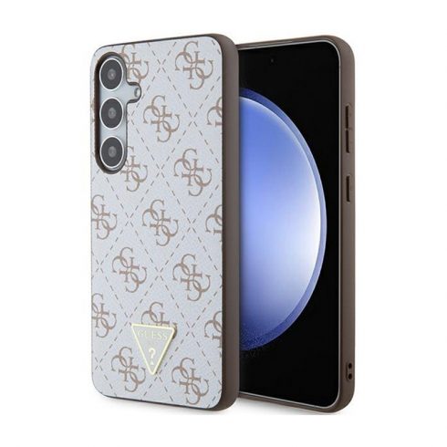 Guess 4G Triangle Metal Logo - Case Samsung Galaxy S24+ (Bijela)