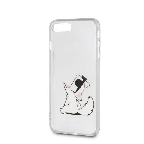 Karl Lagerfeld Choupette Fun - Maska za iPhone SE 2020 / 8 / 7 (prozirna)