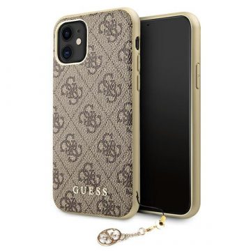   Guess 4G Charms Collection - maska ​​za iPhone 11 (smeđa)