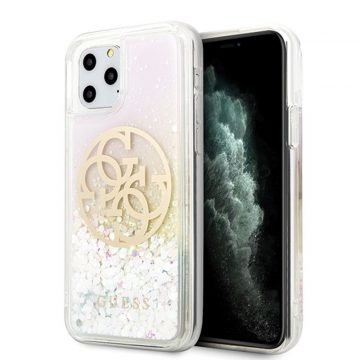   Guess Gradient Liquid Glitter Circle Logo - maska ​​za iPhone 11 Pro