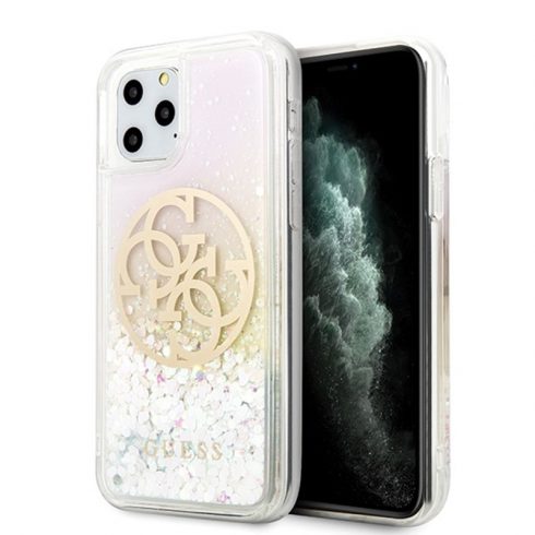 Guess Gradient Liquid Glitter Circle Logo - maska ​​za iPhone 11 Pro