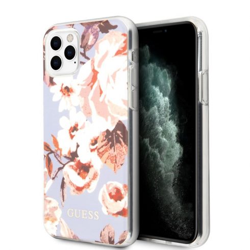 Guess Flower Case N2 - Maska za iPhone 11 Pro Max (lila)