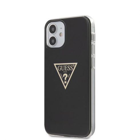 Guess Metallic Triange - Case iPhone 12 Mini (crna)