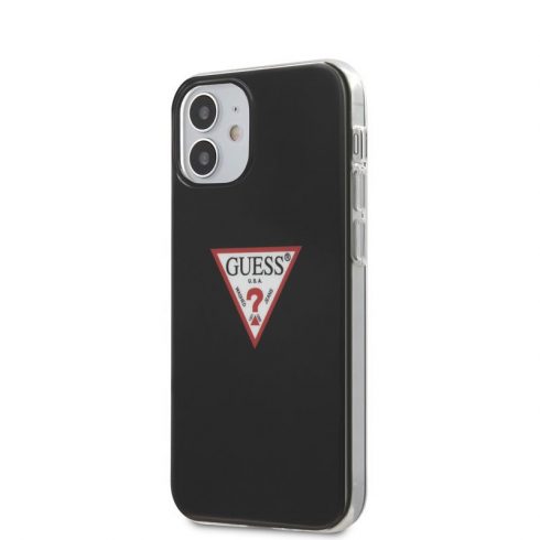 Guess Trokut Logo - Maska za iPhone 12 Mini (crna)