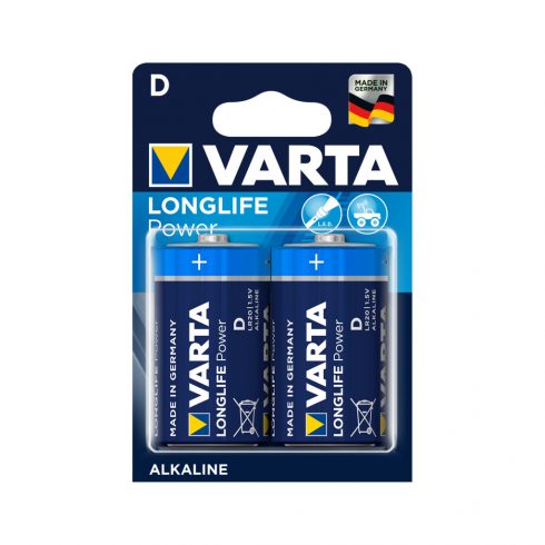 VARTA LR20 LONGLIFE alkalna baterija 2kom/kutija.