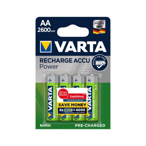 VARTA AA 2600mAh baterija 4kom/kutija.