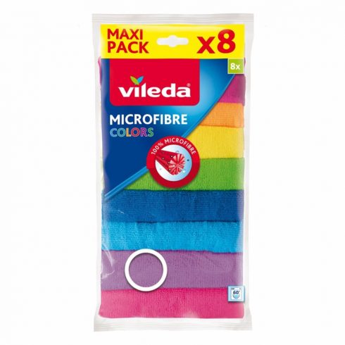 Set od 8 Vileda Mikrofibra Colours maramica