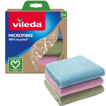 Set od 3 Vileda maramice od 100% recikliranih mikrovlakana