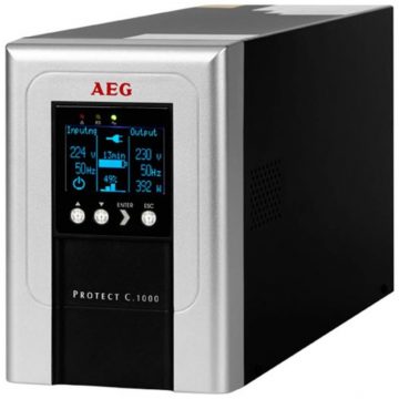 AEG UPS Protect C. 1000/ 1000VA/ 900W/ 230V/ Online UPS