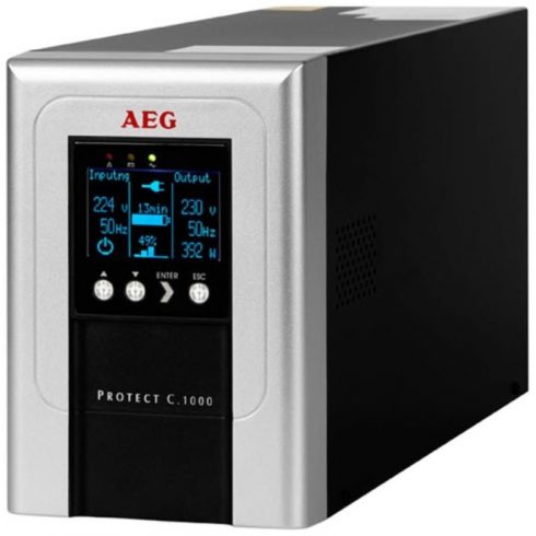 AEG UPS Protect C. 1000/ 1000VA/ 900W/ 230V/ Online UPS