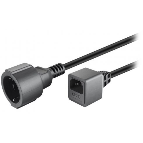 PremiumCord produžni kabel 230V CEE 7/7 - IEC320 C14 / 20 cm