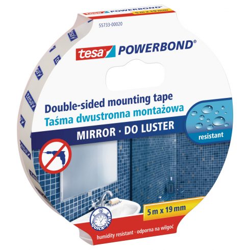 Powerbond montažna traka za ogledala 5.0m: 19mm