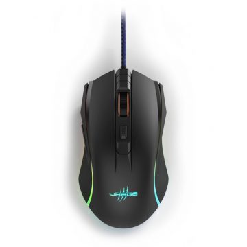   HAMA uRage gaming miš Reaper 210/ žični/ optički/ pozadinsko osvjetljenje/ 4800 dpi/ 6 tipki/ USB/ crni