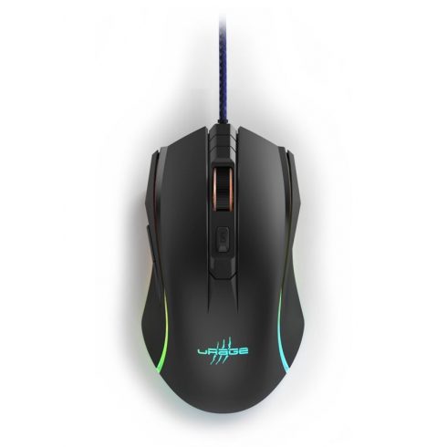 HAMA uRage gaming miš Reaper 210/ žični/ optički/ pozadinsko osvjetljenje/ 4800 dpi/ 6 tipki/ USB/ crni