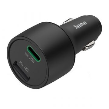 HAMA brzi USB auto punjač USB-C PD/QC, USB-A, 32 W