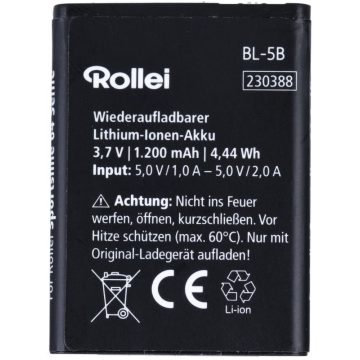   Rollei zamjenska baterija za fotoaparate Compactline 880 i Sportsline 64