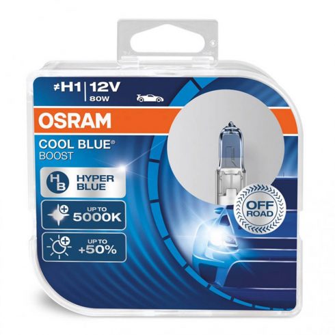 Osram H1 halogena žarulja 12v 80w p14.5s cool blue boost 5500k / 2 kom.