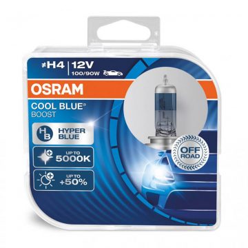   Osram H4 halogena žarulja 12v 100/90w p43t cool blue boost 5500k / 2 kom.