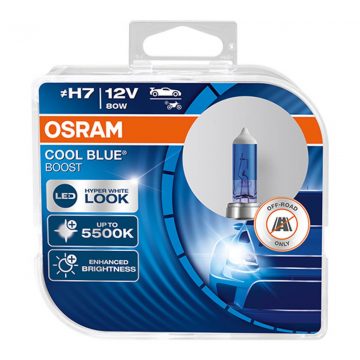   Osram H7 halogena žarulja 12v 80w px26d cool blue boost 5500k/ 2 kom.