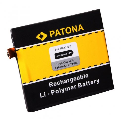 PATONA baterija za mobitel LG Nexus 5 D820 BL-T9 2300mAh 3.8V Li-pol