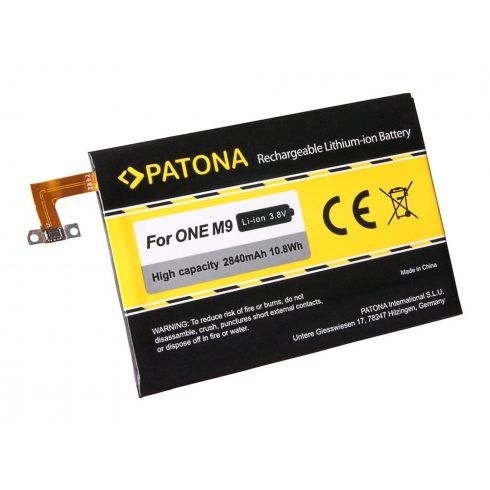 PATONA baterija pro mobitela HTC ONE M9 B0PGE100 2840mAh 3.8V Li-Ion