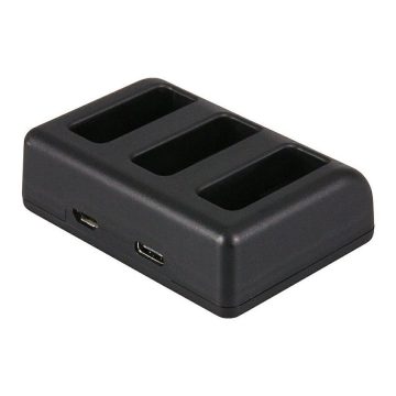   PATONA punjač za digitalnu kameru Triple GoPro Hero 5/Hero 6/Hero 7/Hero 8 AHDBT-501/ micro USB/ USB-C