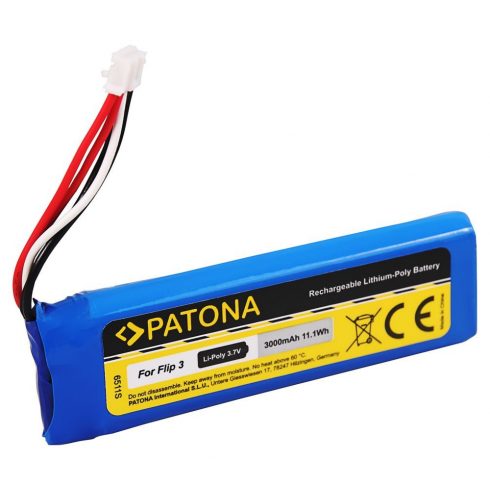 PATONA baterija za zvučnik JBL Flip 3 3000mAh 3.7V Li-Pol GSP872693