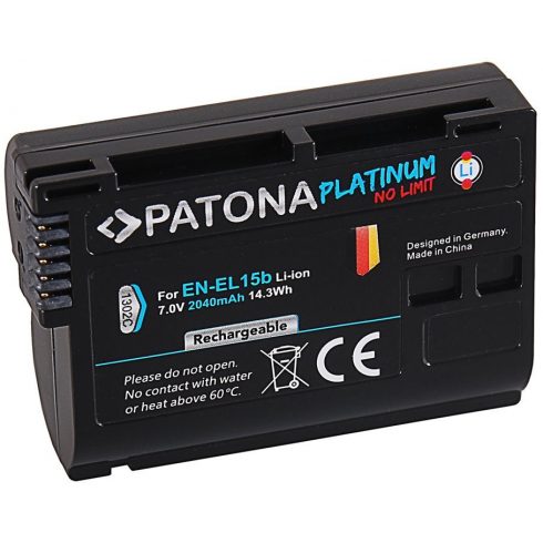 PATONA baterija profesionalna fotografija Nikon EN-EL15B 2040mAh Li-Ion PLATINUM