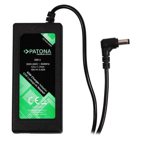 PATONA strujni adapter za ntb/ 19V/3.42A 65W/ konektor 5.5x1.7mm/ ACER PREMIUM/ dužina kabela 2.5m