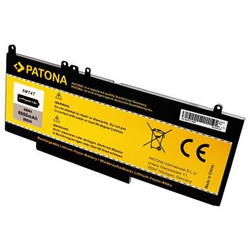   PATONA baterija za ntb DELL LATITUDE E5470/E5570/3510 6000mAh Li-lon 7.6V 6MT4T