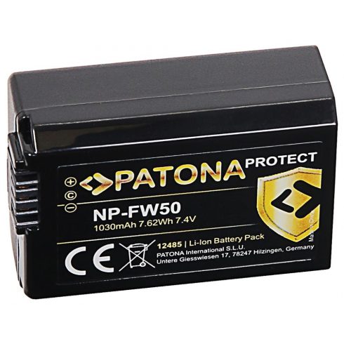 PATONA baterija za foto Sony NP-FW50 1030mAh Li-Ion Protect