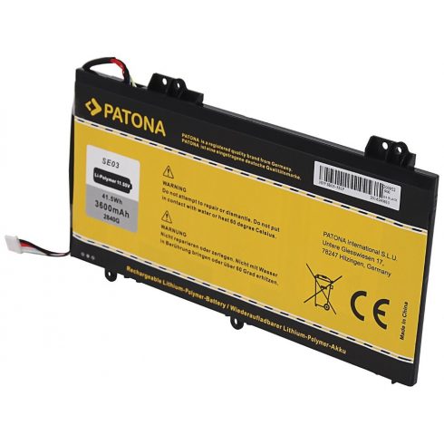 PATONA baterija pro ntb HP Pavilion 14-AL 3600mAh Li-Pol 11.55V SE03, SE03XL