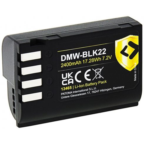 PATONA foto baterija Panasonic DMW-BLK22 2400mAh Li-Ion Protect