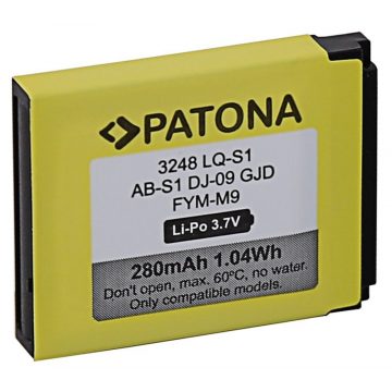   PATONA baterija za pametni sat DZ09, QW09, W8, A1, V8, X6, 280mAh, LQ-S1