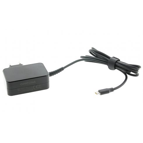 PATONA strujni adapter za tablet PC/pametni telefon/ 5V-20V 65W/ USB-C konektor/ crni/ Napajanje