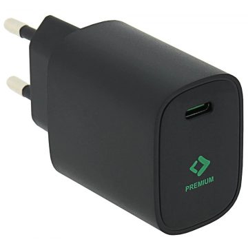   PATONA punjač/ USB-C/ ulaz /100-240V/ izlaz 5V/3.0A, 9V/2.22A, 12V/1.67A/ 20W Napajanje/ crni