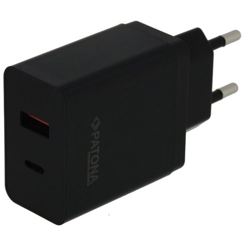 PATONA strujni adapter Snaga napajanja 36W 1xUSB-C/1xUSB-A -PD 3.0