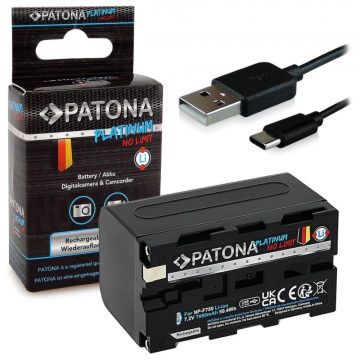   PATONA baterija za digitalni fotoaparat Sony NP-F550/F750/F950 7000mAh Li-Ion Platinum USB-C punjenje