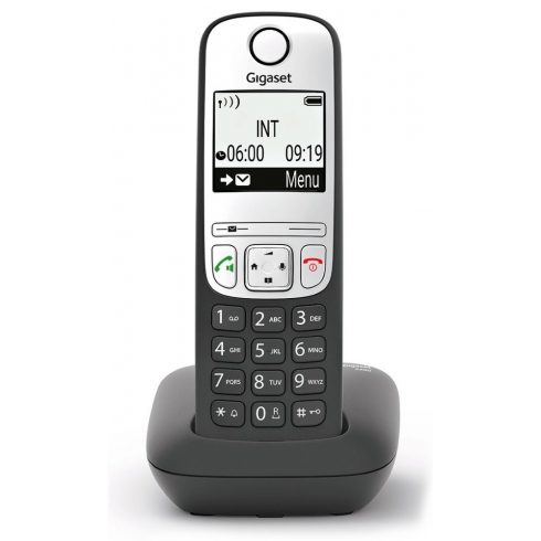 SIEMENS GIGASET A690HX - DECT/GAP dodatna slušalica uklj. punjači za bežični telefon, boja crna/srebrna