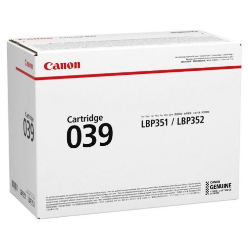 Canon originalni toner CRG-039 crni, za LBP351dn,352dn,i-SENSYS LBP351x