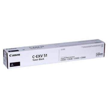   Canon originalni TONER CEXV51 CRNI iR-ADV C55xx/C57xx/DX6000 69.000 stranica A4 (5%) - BEZ OSTROGA