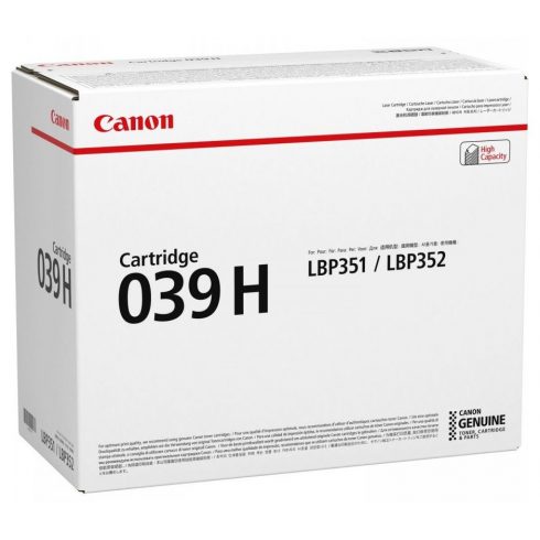 Canon originalni toner CRG-039H crni za LBP351dn, LBP351x, LBP352dn