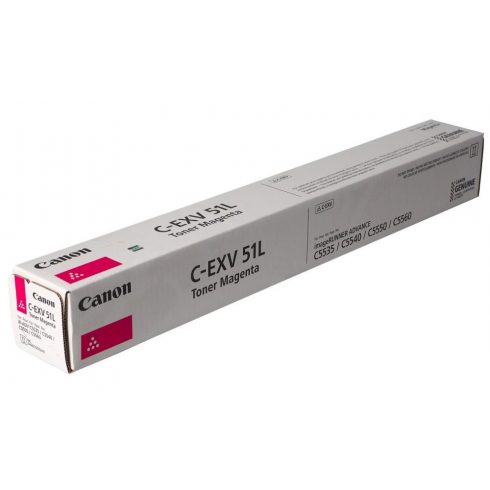 Canon originalni TONER CEXV51L MAGENTA iR-ADV C55xx/C57xx Toner malog kapaciteta 26.000 stranica A4 (5%) - BEZ OSTROGA