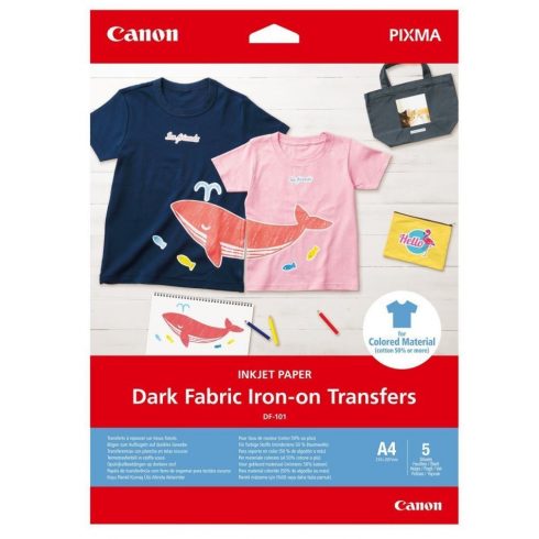 Canon iron-on foto papir Dark FABRIC IRON-ON A4