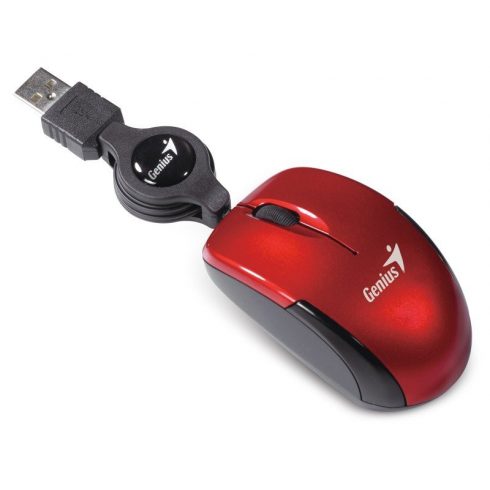 GENIUS Micro Traveler V2/ žičani/ 1200 dpi/ USB/ crveni